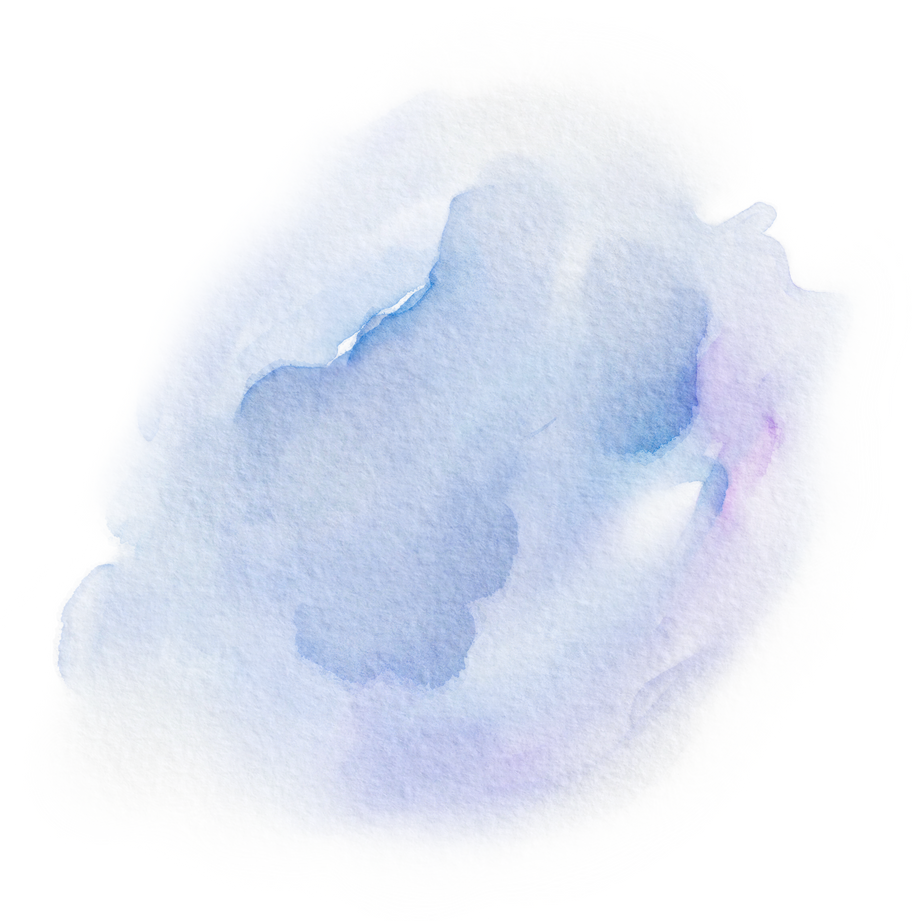 Watercolor Blue Smear